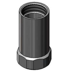 T&S 000591-25 Pre Rinse Swivel Body, Rough Chrome Plated