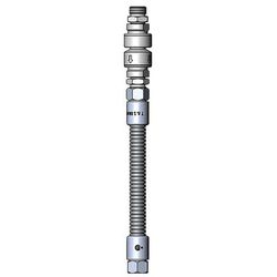 T&S B-0012-VB Hose, 12 in, Flexible, Stainless Steel, Vacuum Breaker