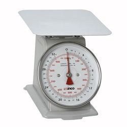 Winco SCAL-62 Scale, 6 1/2"Dial, 2 lb x 1/4 oz Graduation