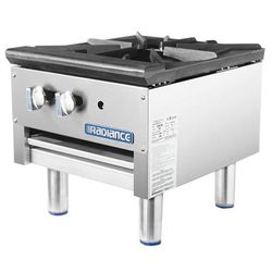 Turbo Air TASP-18S LP 1 Burner Stock Pot Range, Liquid Propane, Radiance Series, Stainless Steel, Gas Type: LP
