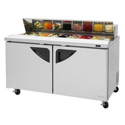 Turbo Air TST-60SD-N 60 1/4" Super Deluxe Sandwich/Salad Prep Table w/ Refrigerated Base, 115v, Stainless Steel