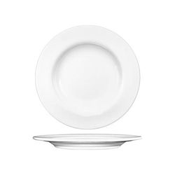 ITI BL-5 5 3/8" Round Bristol Plate - Porcelain, Bright White