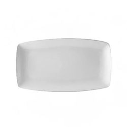 CAC COP-334 Rectangular Platter - 9 3/4" x 5 1/2", Porcelain, New Bone White