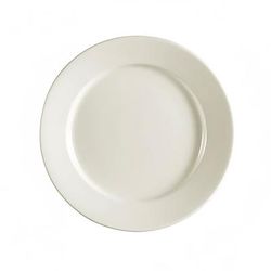 CAC REC-31 6 1/4" Round REC Dinner Plate - Stoneware, American White