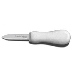Dexter Russell S126PCP SANI-SAFE 2 3/4" Oyster Knife w/ Polypropylene White Handle, Carbon Steel