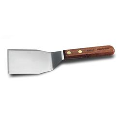 Dexter Russell 85849PCP 4"x3" Hamburger Turner w/ Rosewood Handle, Stainless Steel