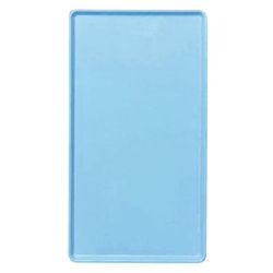 Cambro 1219D518 Rectangular Dietary Tray - For Patient Feeding, 12" x 19", Robin Egg Blue, Fiberglass