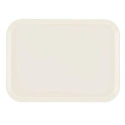 Cambro 1318538 Fiberglass Camtray Cafeteria Tray - 17 3/4"L x 12 3/5" W, Cottage White, High Impact Resistant