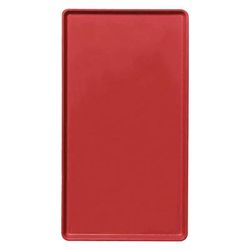 Cambro 1418D510 Rectangular Dietary Tray - For Patient Feeding, 14" x 18", Signal Red