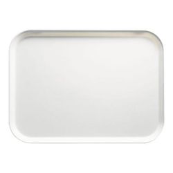 Cambro 46148 Fiberglass Camtray Cafeteria Tray - 6"L x 4 1/4"W, White