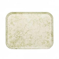 Cambro 46526 Fiberglass Camtray Cafeteria Tray - 6"L x 4 1/4"W, Galaxy Antique Parchment Gold, Beige