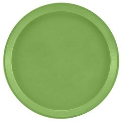 Cambro 900113 9" Round Serving Camtray - Fiberglass, Limeade, Green