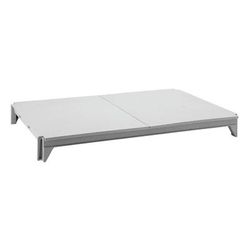 Cambro CPSK2460S5480 Camshelving Premium Polymer Solid Shelf Plate Kit - 24" x 60", Speckled Gray, 5 Solid Shelf Plates