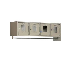 Winholt WL-4 1 Tier Wall Mount Storage Locker - 48"W x 18"D x 13 3/5" H, Beige