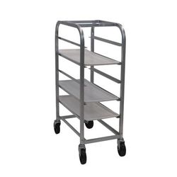 Channel 522SP 12 1/2"W 12 Platter Pan Rack w/ 6" Bottom Load Slides, Stainless Steel