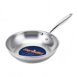 Browne 5724048 Thermalloy 7 3/4" Stainless Steel Frying Pan w/ Solid Metal Handle