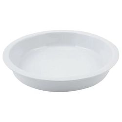 Bon Chef 12018 15 1/4" Round Chafer Food Pan, Ceramic, 15.25" Diameter