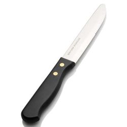 Bon Chef S935 Gaucho Steak Knife w/ 5" Round Tip Blade, Polypropylene Handle, 5-in. Round Tip Blade