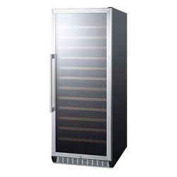 Summit SWC1102 24" 1 Section Commercial Wine Cooler w/ 1 Zone, 102 Bottle Capacity, 115v, Black