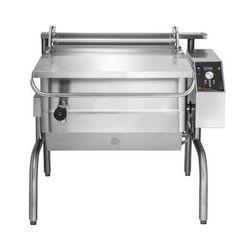 Groen BPP-30GC 30 gal. Tilt Skillet - Open Leg Base, Polished Pan, Measurement Marks, Natural Gas, Stainless Steel, Gas Type: NG