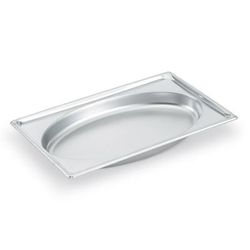 Vollrath 3101020 Super Pan Shapes Full Size Steam Pan - Oval, Stainless Steel, 4.8 Quart, 22 Gauge Stainless