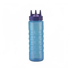 Vollrath 3324C-44 24 oz Squeeze Dispenser - Wide Mouth, Blue Cap, Blue, 1 Dozen