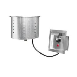 Vollrath 3646210 7 1/4 qt Drop In Soup Warmer w/ Thermostatic Controls, 120v, Stainless Steel