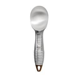 Vollrath 47274 4 oz Ice Cream Scoop - Size 10, Aluminum, Brown