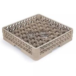 Vollrath TR13MMMMMM Traex Rack Max Full Size Glass Rack w/ 42 Compartments - 42 Extenders, Beige