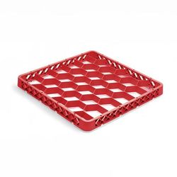 Vollrath TRH Full Size Glass Rack Extender w/ (30) Compartments, Red