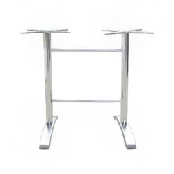 emu AB1365 (03) Bar Height Table Base for 44" x 28" to 32" Table Tops, Aluminum