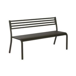 emu E159 (41) 66" Segno Stacking Bench - Indoor/Outdoor, Steel Frame, Antique Bronze