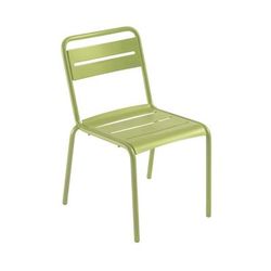 emu E161N (60) Star Indoor/Outdoor Stackable Side Chair - Steel, Green, Antique Green