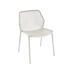 emu E521 (23) Darwin Indoor/Outdoor Stackable Side Chair - Steel, White