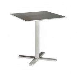 emu E529 (23) 32" Square Darwin Indoor/Outdoor Table - Steel, Antique White, Powder Coated Steel