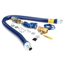 Dormont 16125KITS48 48" Gas Connector Kit w/ 1 1/4" Male/Male Couplings, Stainless Steel
