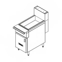 Vulcan VFDUMP 18" Freestanding Fry Dump Station - Stainless Steel, 120v, Stainless Steel