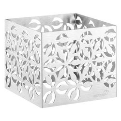 Rosseto LD157 8 7/16" Square Display Riser, Brushed Stainless, Silver