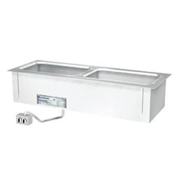 Duke ADI-1ESL 24 1/4" Drop In Hot Food Table w/ (1) Well, 240v/1ph, Silver