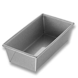 Chicago Metallic 40425 Individual Bread Pan, 8 1/2" x 4 1/2" x 2 11/16" , AMERICOAT Glazed 26 ga Aluminized Steel, Silver