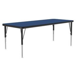Correll A2448-REC-37-09-09 Activity Table w/ 1 1/4" High Pressure Top, 48"W x 24"D, Blue