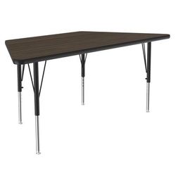 Correll A3060-TRP-01-09-09 Activity Table w/ 1 1/4" High Pressure Top, 60"W x 30"D, Walnut, Brown