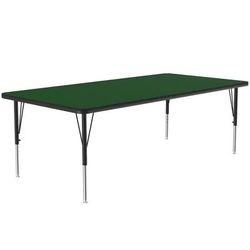Correll A3672-REC-39-09-09 Activity Table w/ 1 1/4" High Pressure Top, 72"W x 36"D, Green