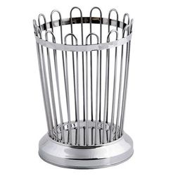 Tablecraft 258 Bread Stick Holder, 3 1/4" x 5 1/4", 18 8 Stainless Steel