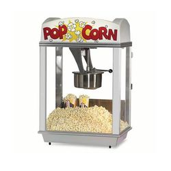 Gold Medal 2005ST Deluxe Whiz Bang Popcorn Machine w/ 12 oz Kettle & Stainless Dome, 120v, Stainless Steel