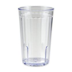 GET 8812-1-CL 12 oz Clear Textured Plastic Tumbler