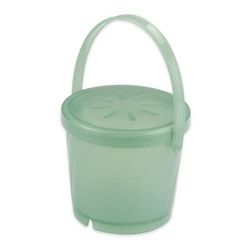 GET EC-13-1-JA 4 1/4" Round To Go Food Container w/ 16 oz Capacity, Polypropylene, Jade, Green