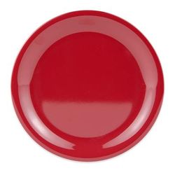 GET NP-6-CR 6 1/2" Round Melamine Dessert Plate, Cranberry, Red, 4 Dozen