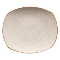 GET PP1605722024 7 1/2" Round Artisan Plate - Porcelain, Beige
