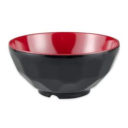 GET RB-122-RB Fuji 11 oz Round Melamine Oatmeal Bowl, Red/Black